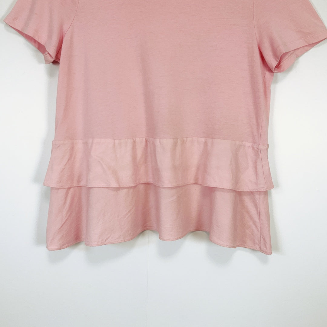 Trent Nathan - Pink Peplum Top
