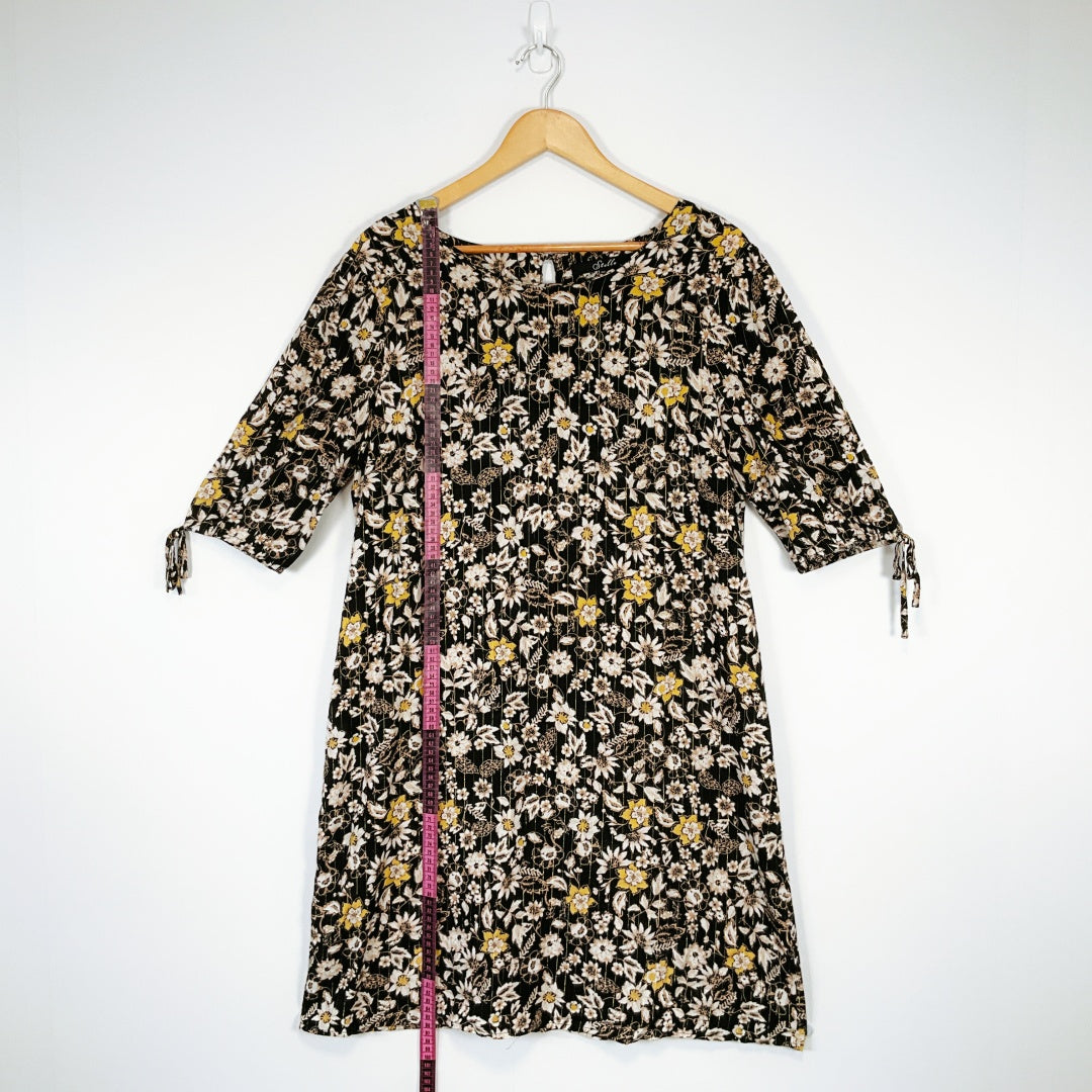 Stella - Floral Print A-Line Dress