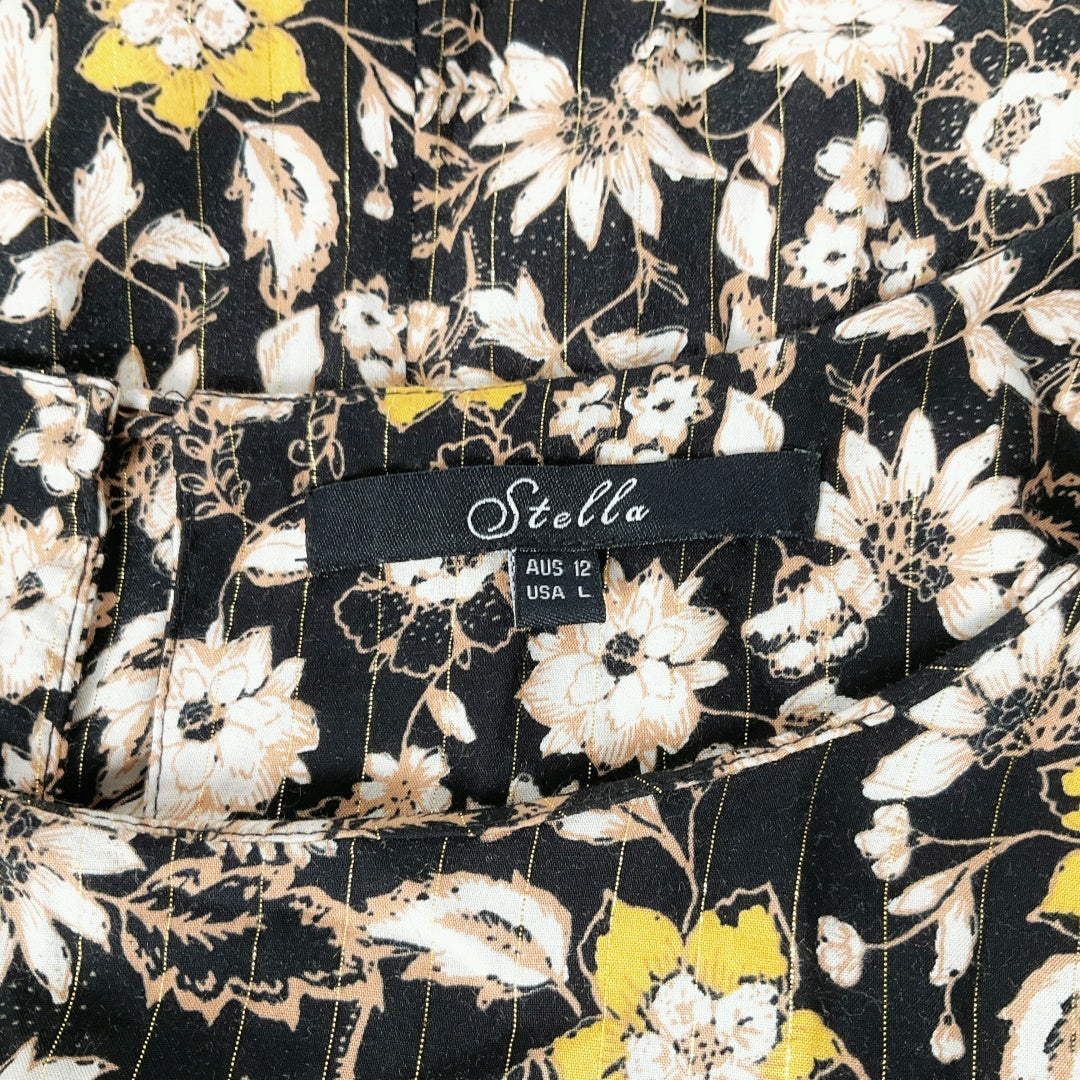 Stella - Floral Print A-Line Dress