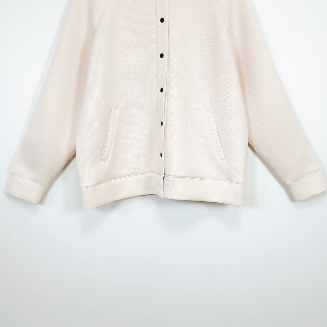Zella - Pale Pink LS Snap Front Bomber Jacket