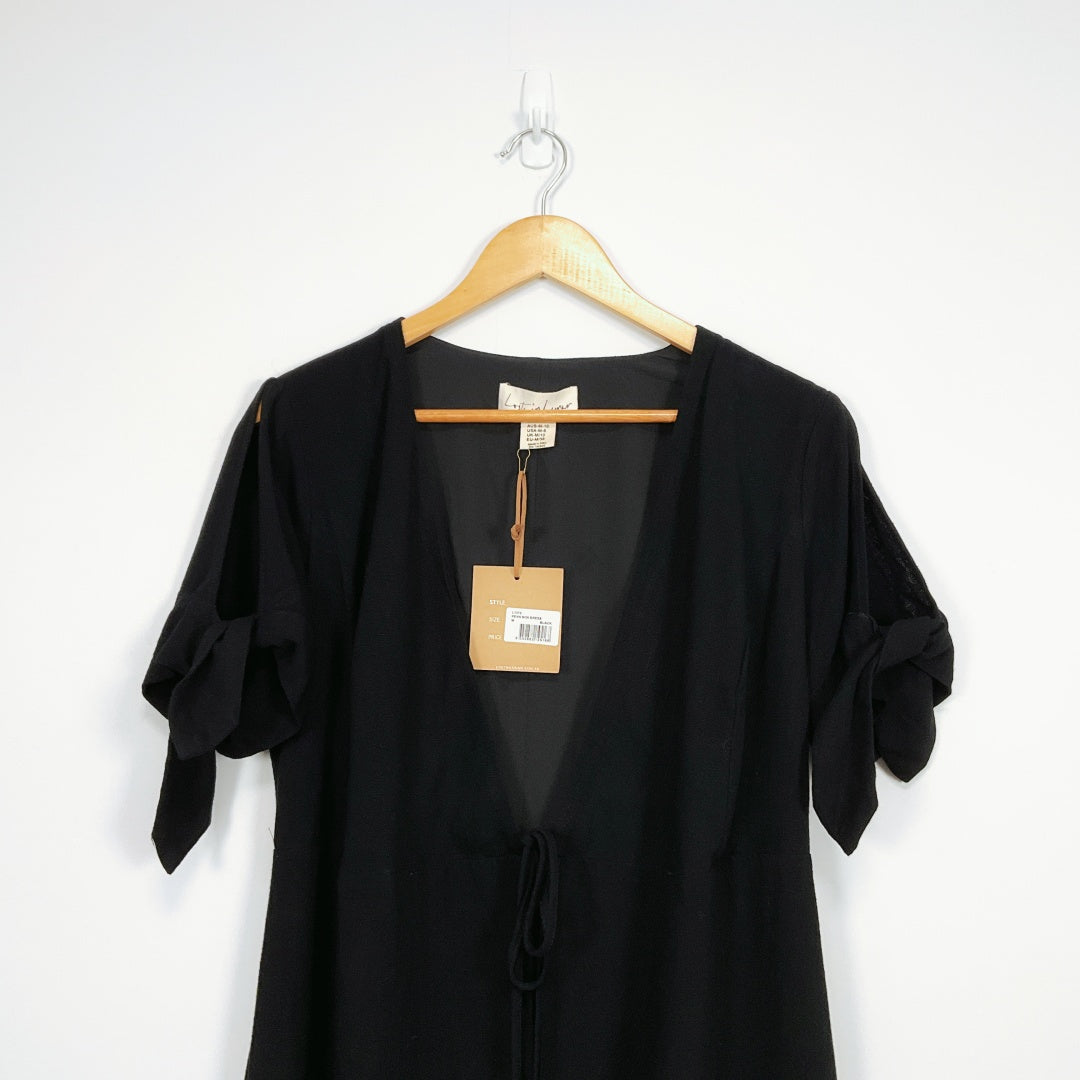 Lost in Lunar - Black Penn Midi Dress