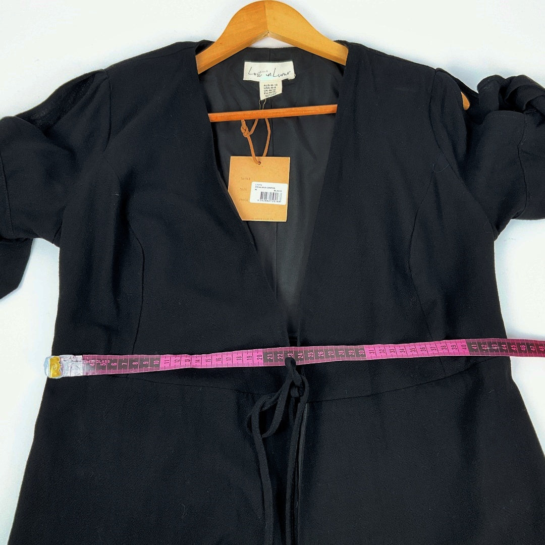 Lost in Lunar - Black Penn Midi Dress