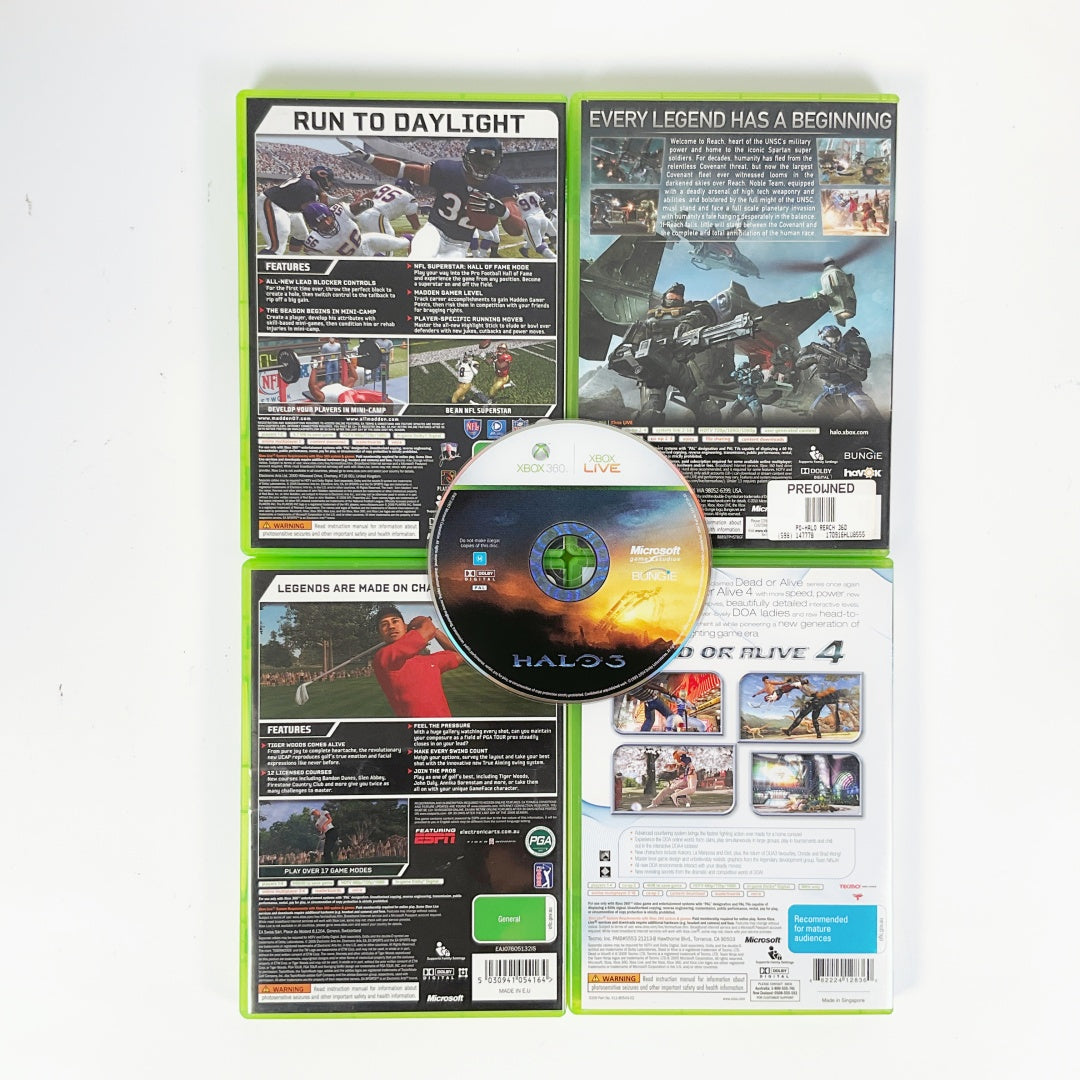 Xbox 360 S (Model 1439) Bundle – 4 GB + 320 GB HDD + 5 Games (PAL)