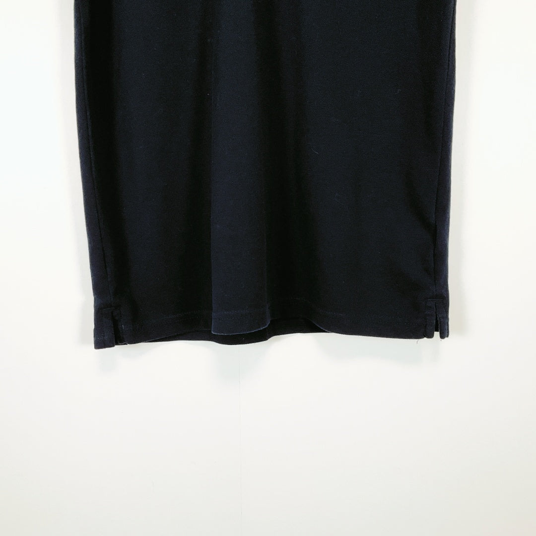 Connor - Navy Cotton-Blend Polo Shirt