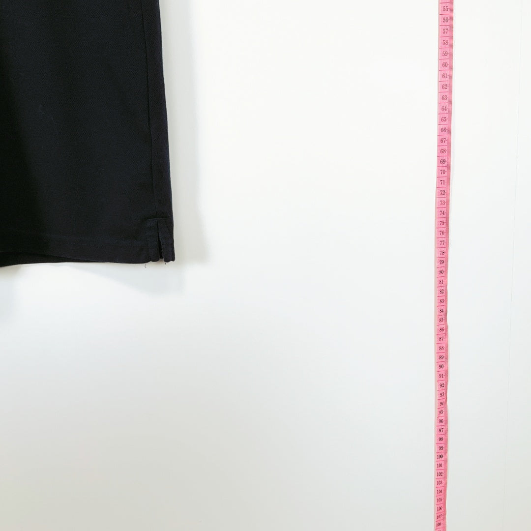 Connor - Navy Cotton-Blend Polo Shirt