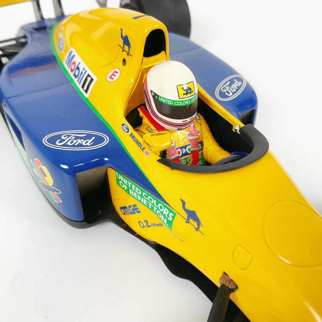 MINICHAMPS Benetton Ford B191B Martin Brundle 1:18 Diecast Model — Missing Left Mirror