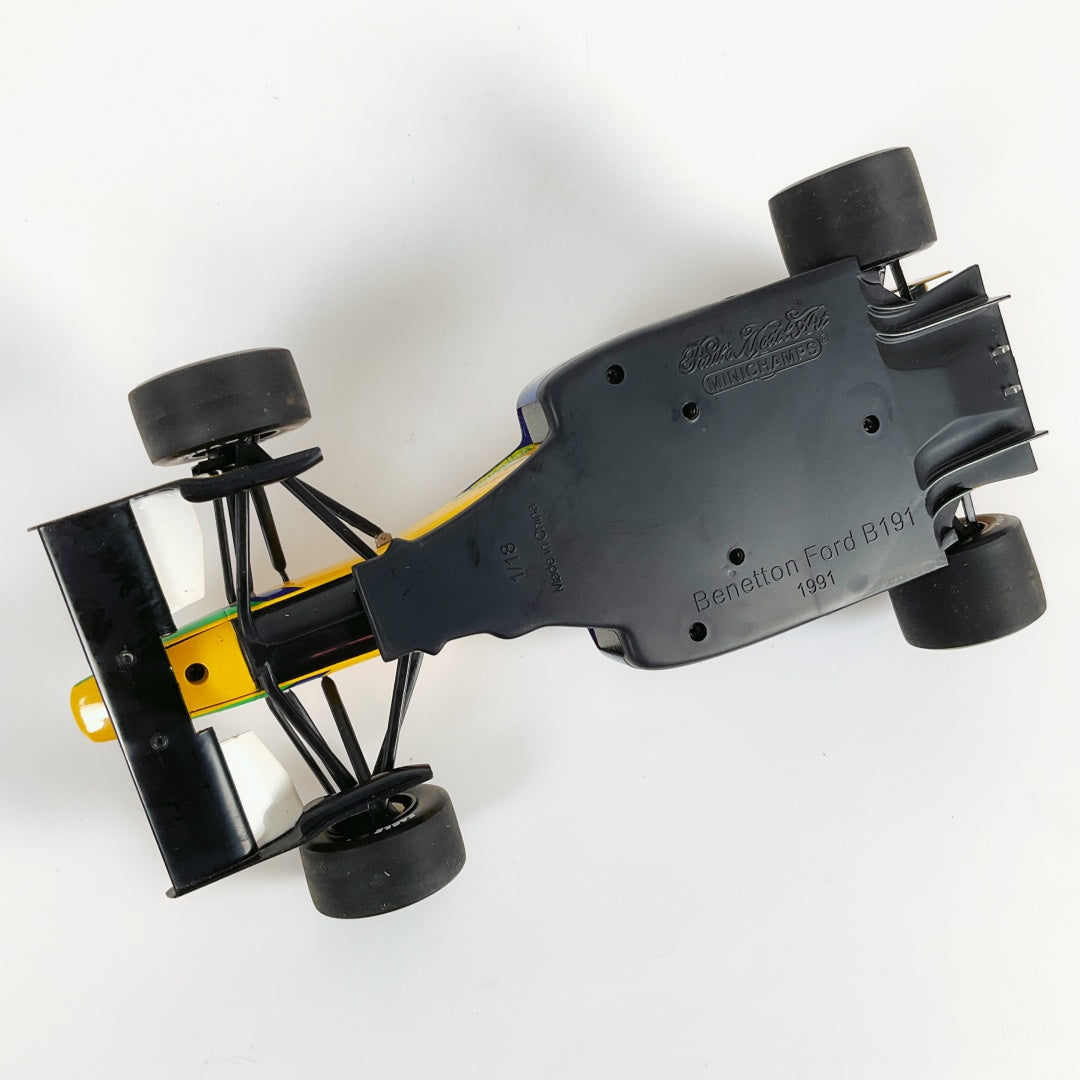 MINICHAMPS Benetton Ford B191B Martin Brundle 1:18 Diecast Model — Missing Left Mirror