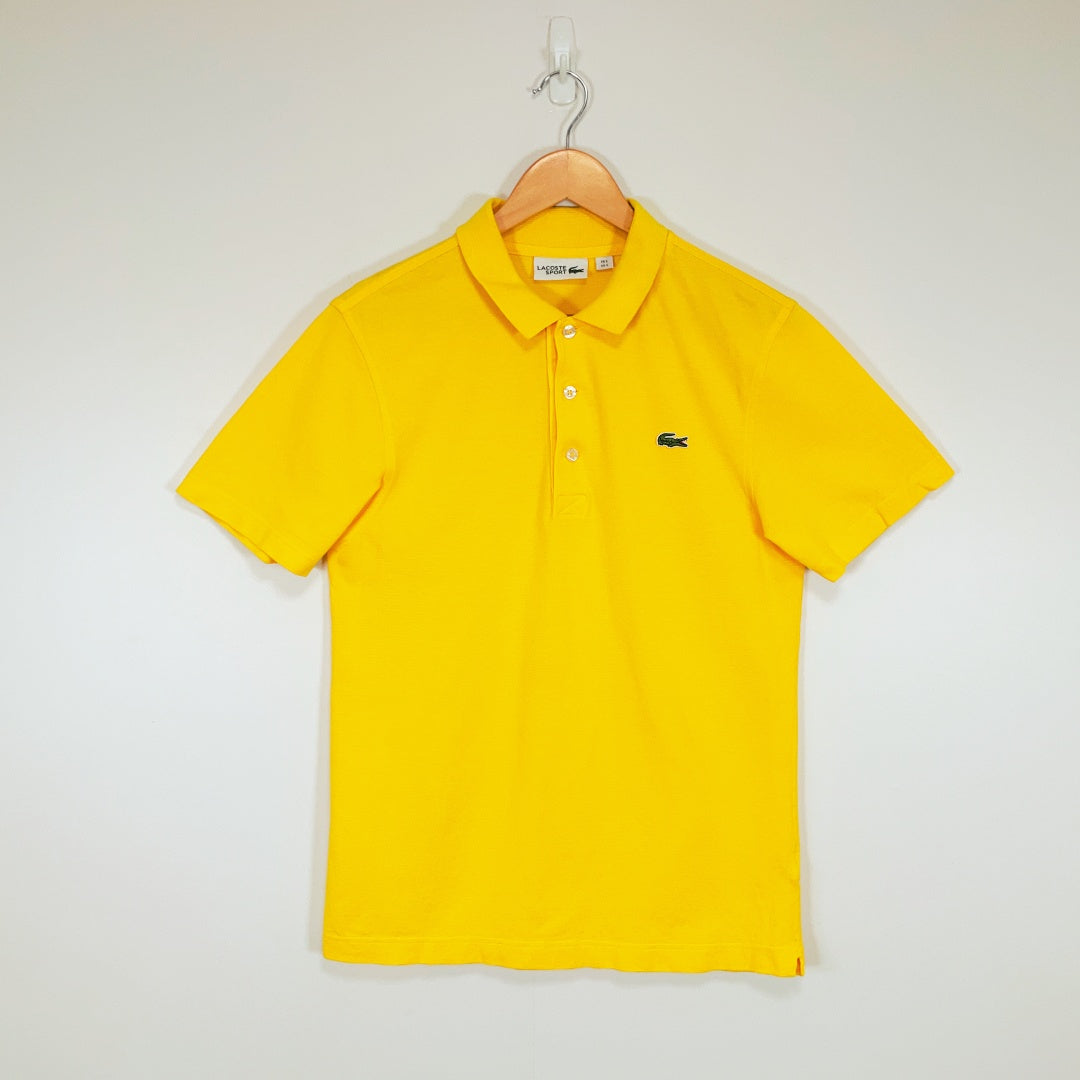 Lacoste - Sport Bright Yellow Cotton Polo