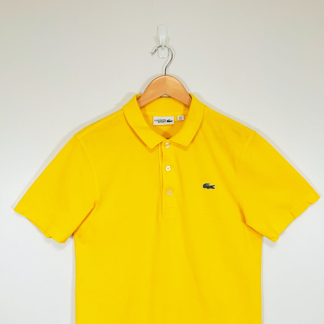 Lacoste - Sport Bright Yellow Cotton Polo