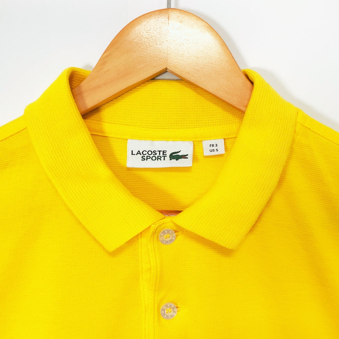Lacoste - Sport Bright Yellow Cotton Polo
