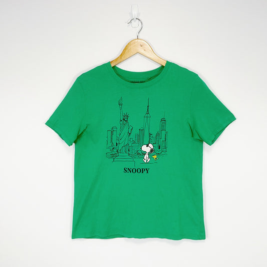 Peanuts Snoopy Statue of Liberty Licensed Shirt