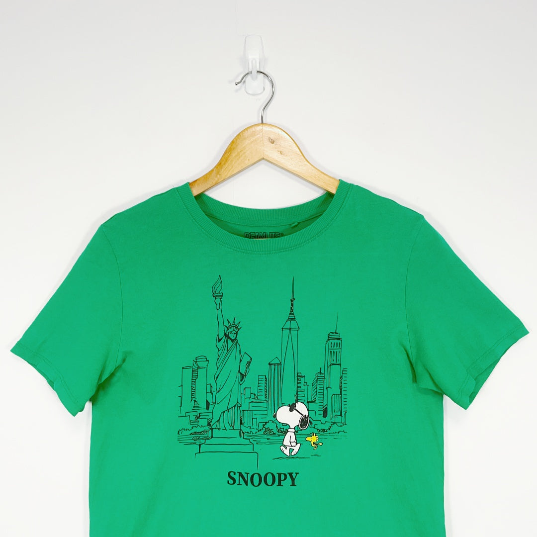 Peanuts Snoopy Statue of Liberty Licensed Shirt