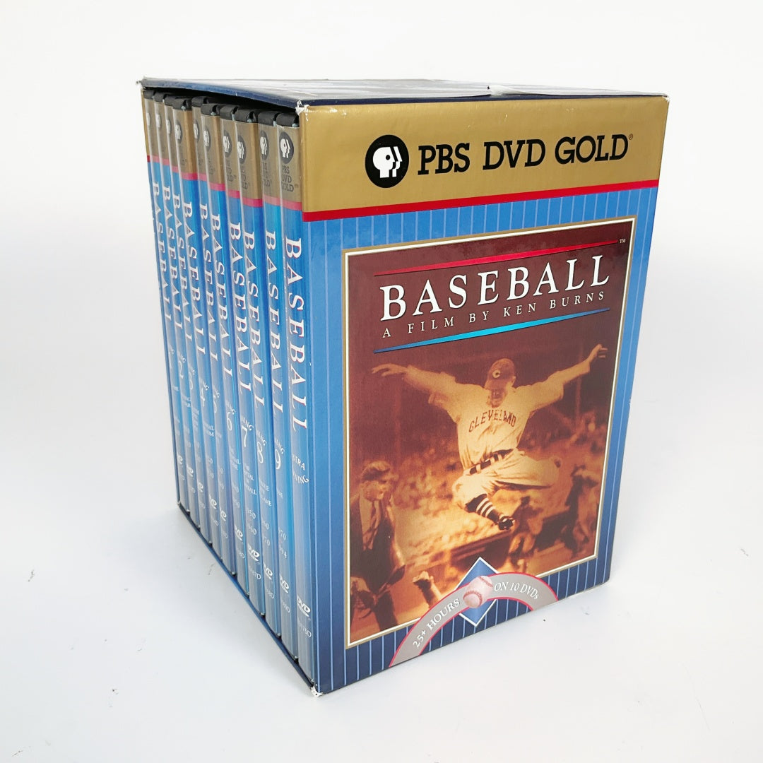 PBS DVD Gold Baseball A Film by Ken Burns 9 Original 1 Bonus Disk