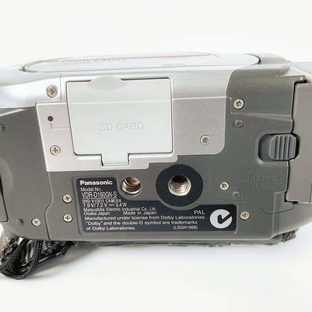 Panasonic VDR-D160 DVD Camcorder – Tested & Working (With Battery & Charger)