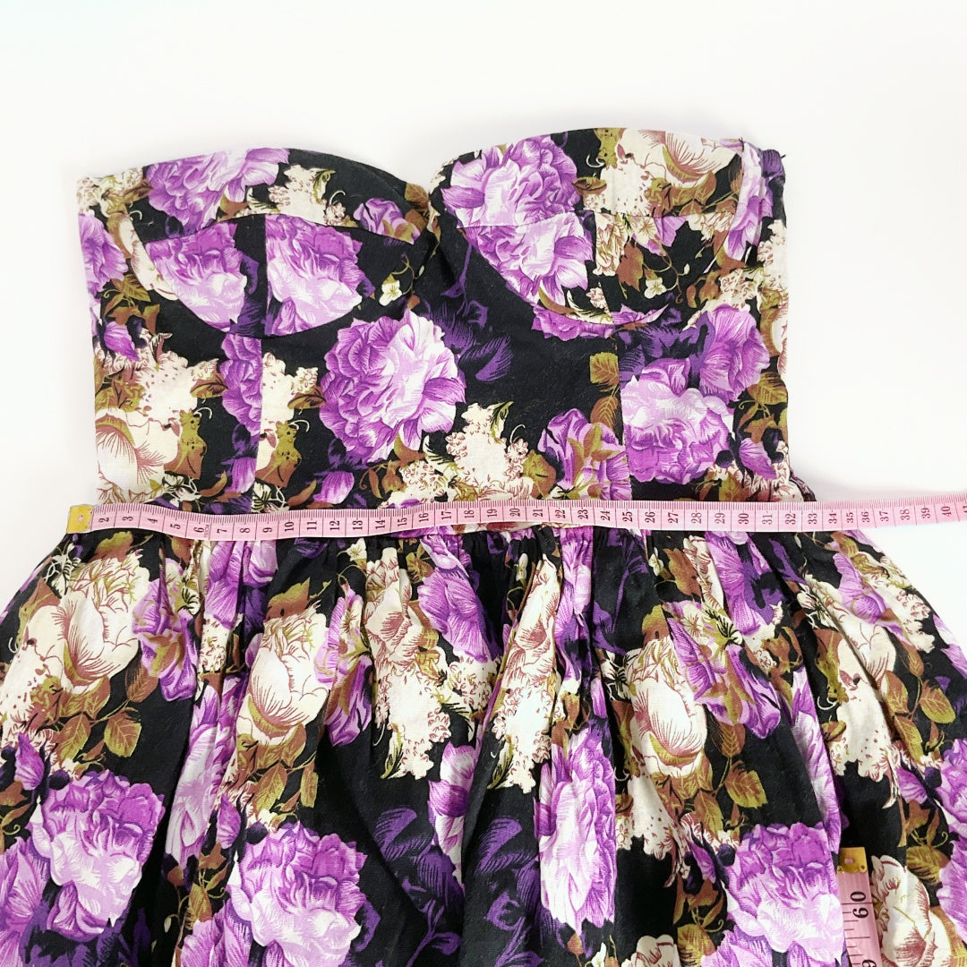 Mooloola - Floral Strapless Mini Dress