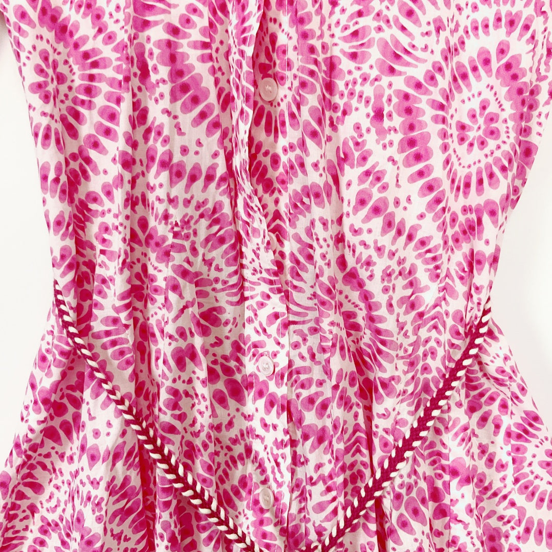 Zara - Tie Dye Collar Bell Style Dress