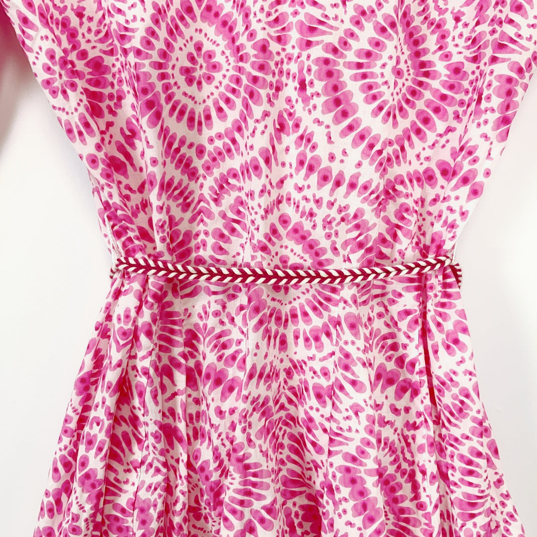 Zara - Tie Dye Collar Bell Style Dress