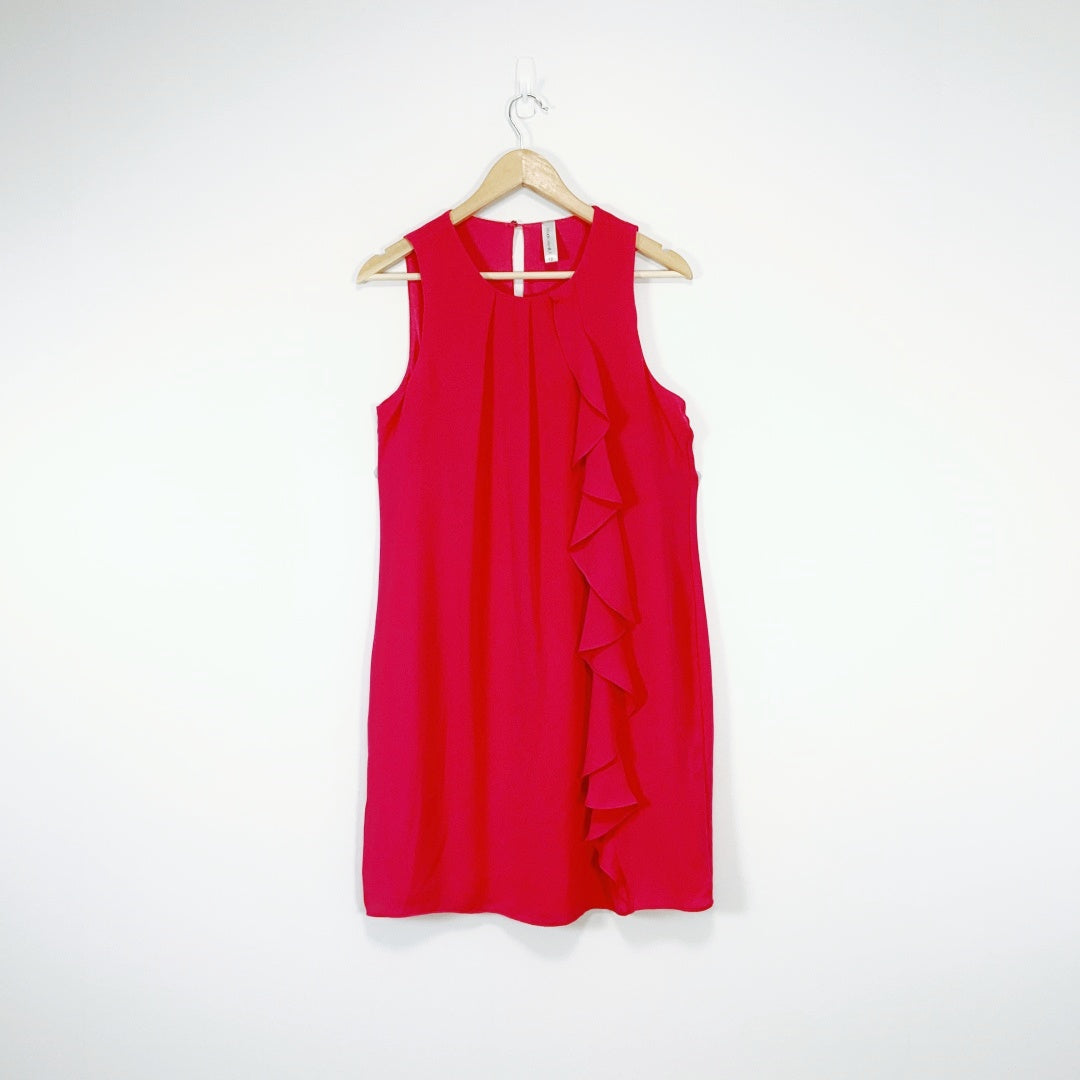 Who's Henri? - Fuchsia Ruffle Dress