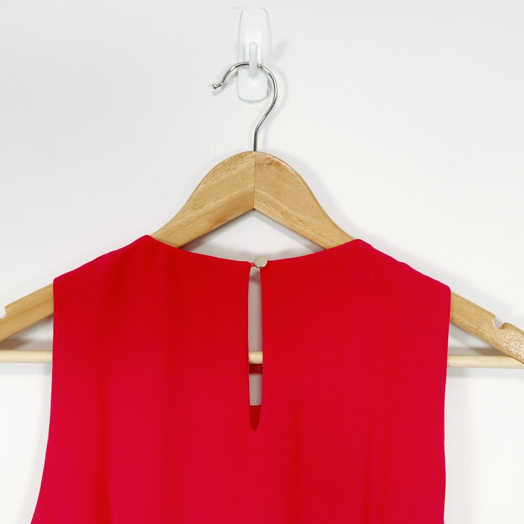 Who's Henri? - Fuchsia Ruffle Dress