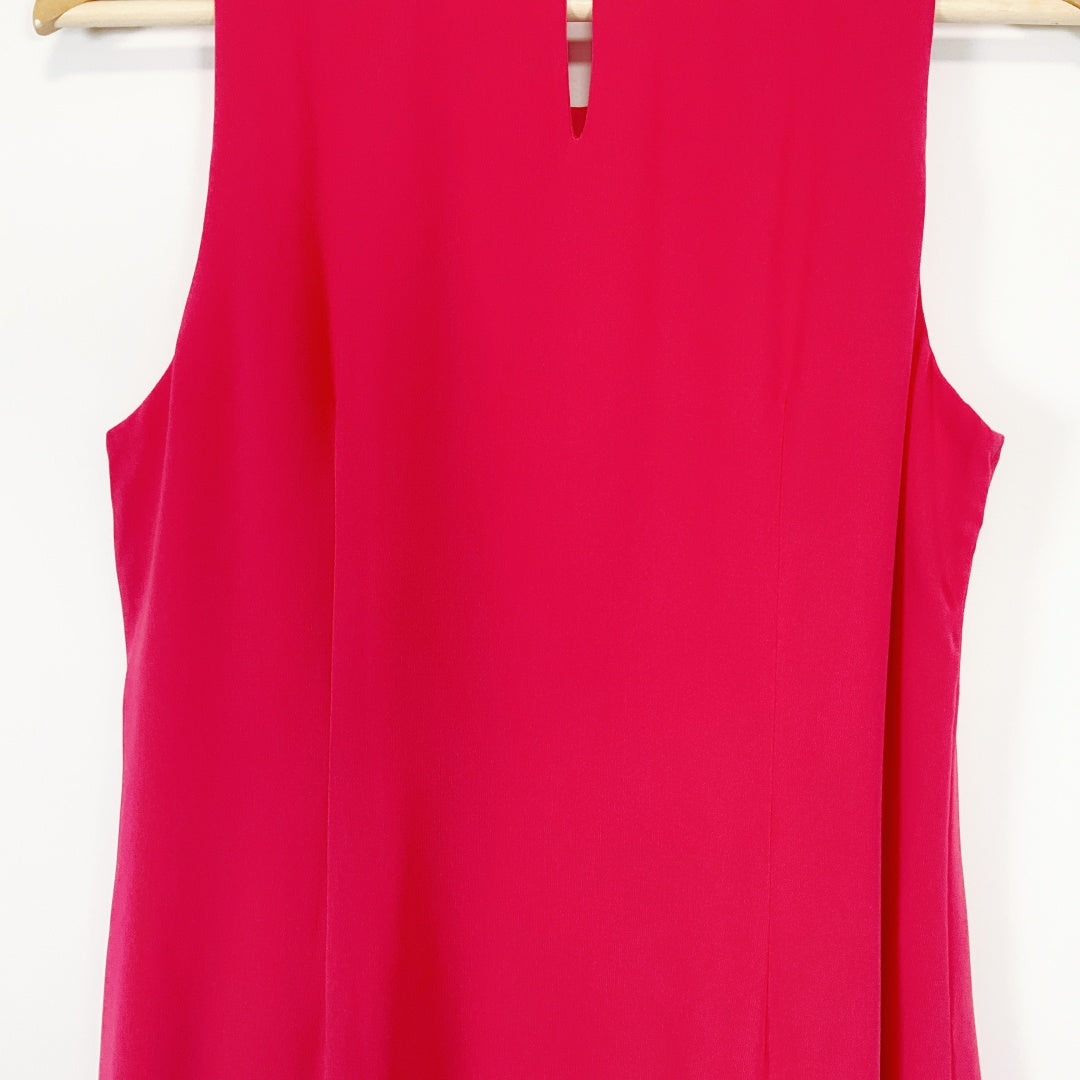 Who's Henri? - Fuchsia Ruffle Dress