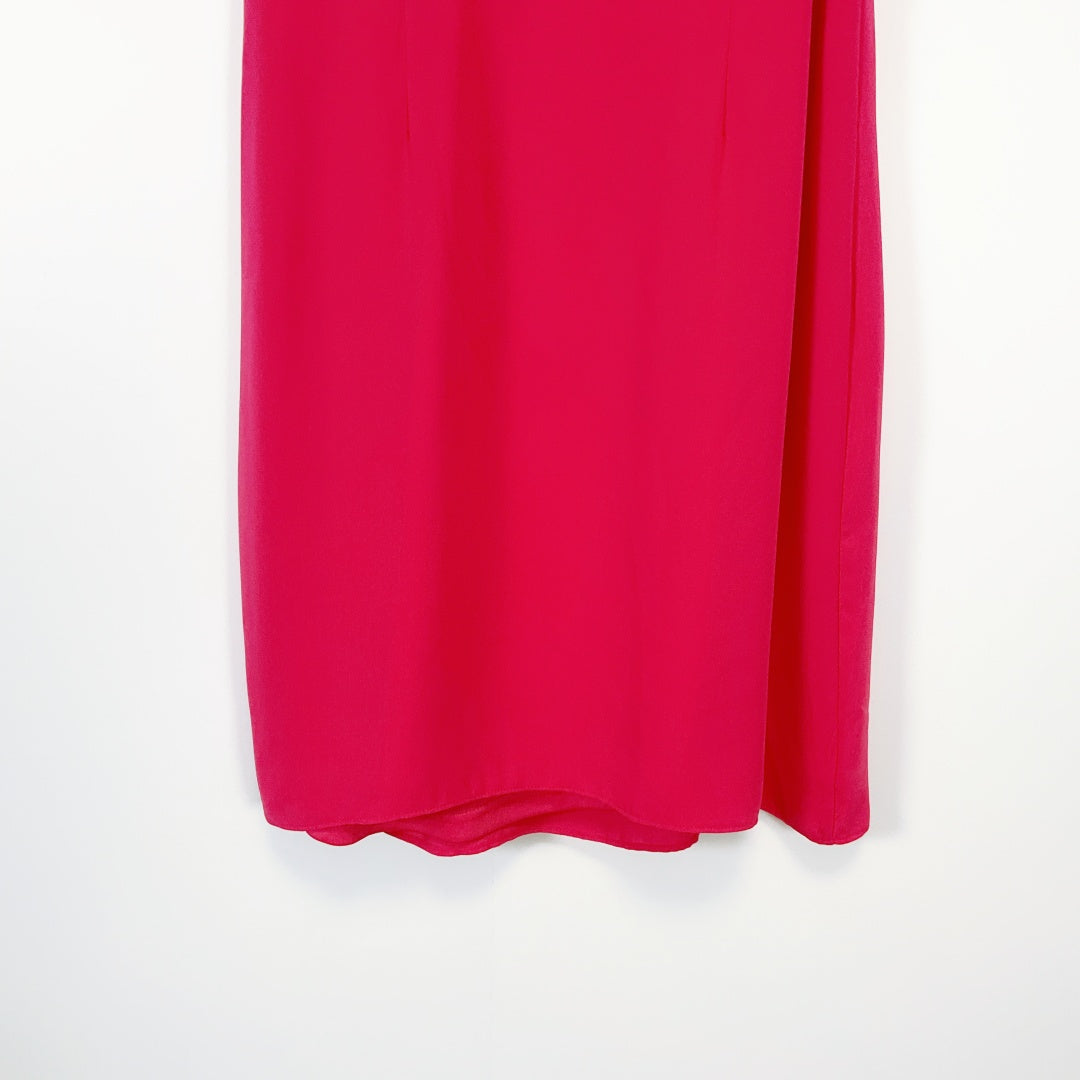 Who's Henri? - Fuchsia Ruffle Dress