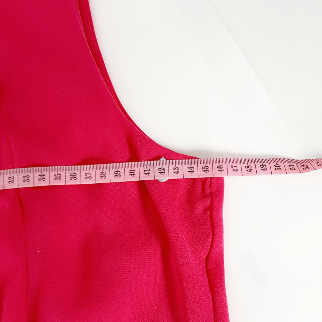 Who's Henri? - Fuchsia Ruffle Dress