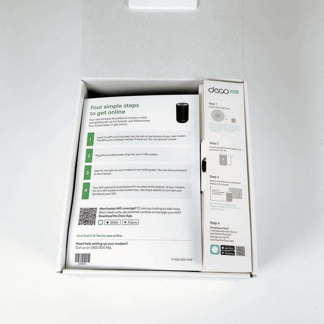 Deco - 4G+ AX3000 Whole Home Mesh Wi-Fi 6 Router