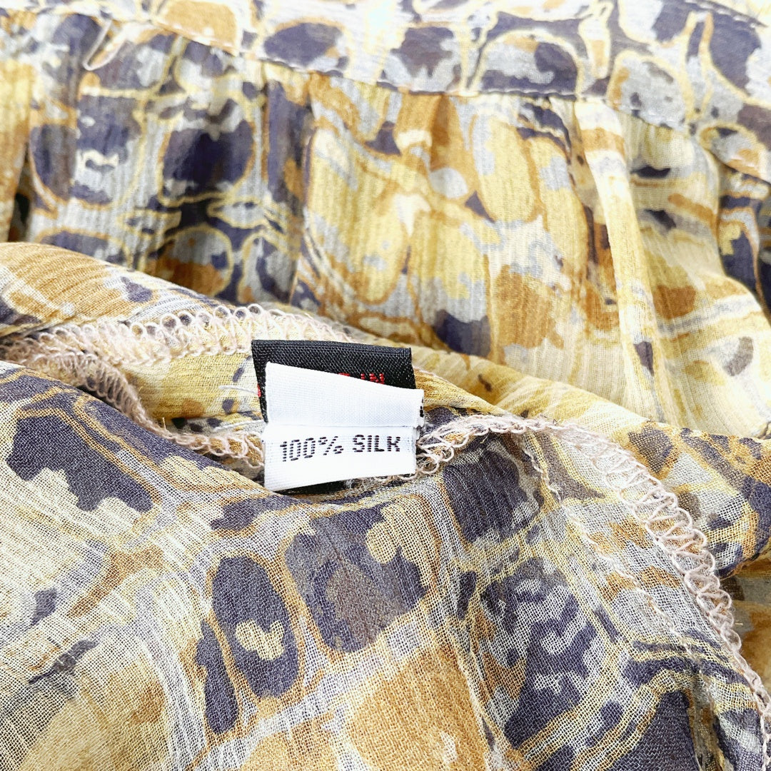 Helen Cherry - Sheer Silk Patterned Dress