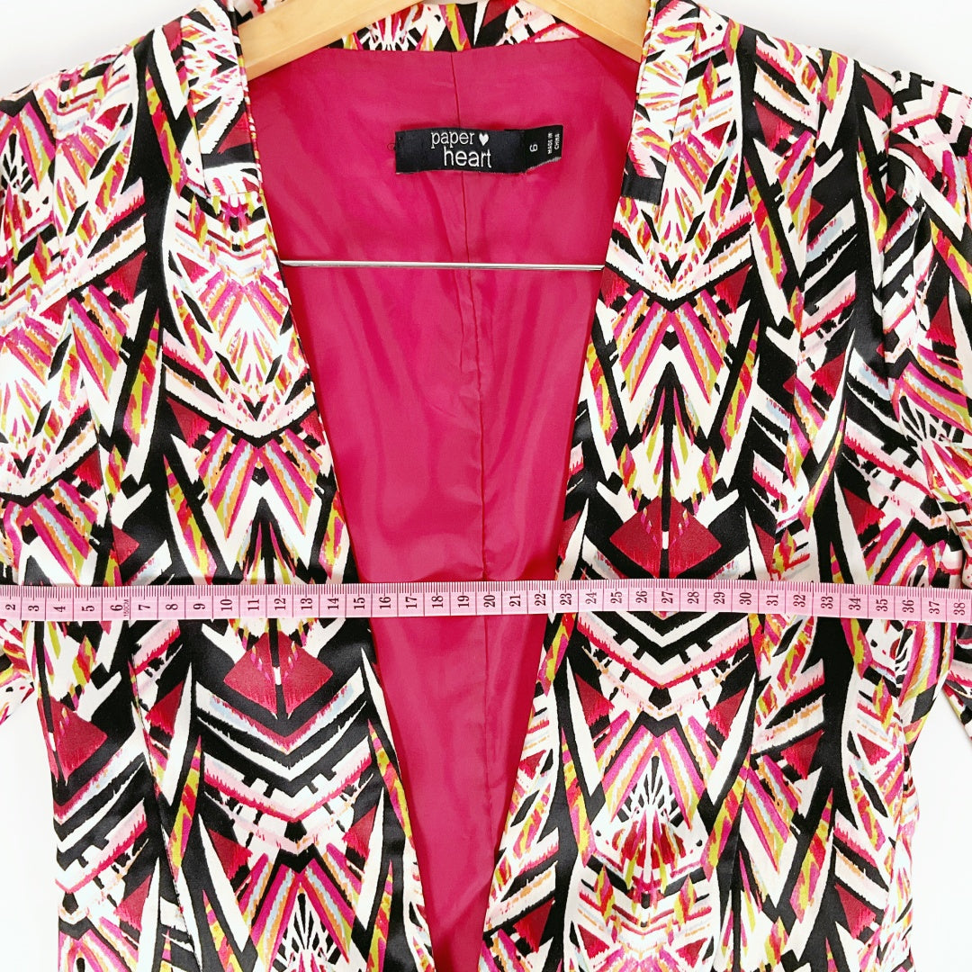 Paper Heart - Patterned Blazer