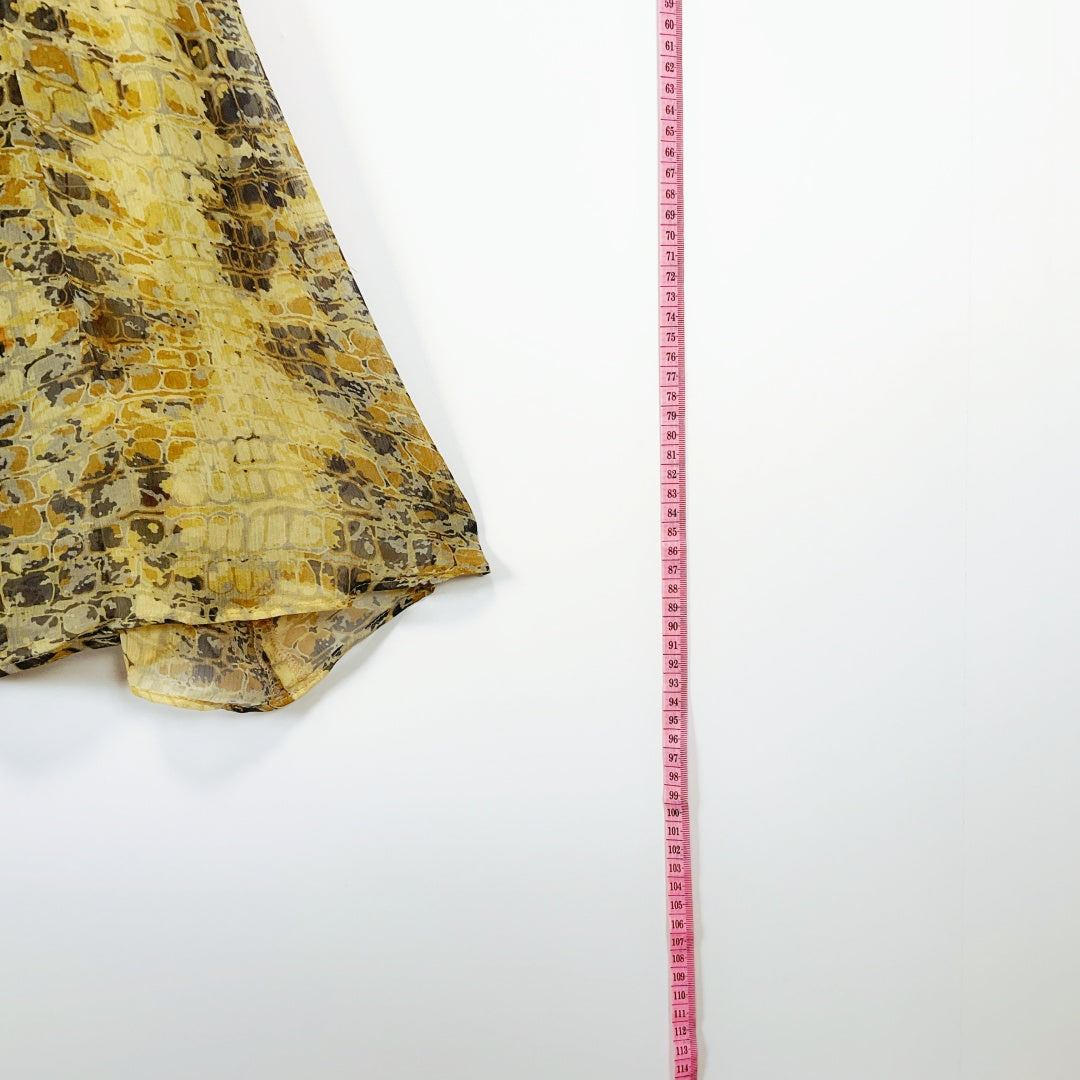 Helen Cherry - Sheer Silk Patterned Dress