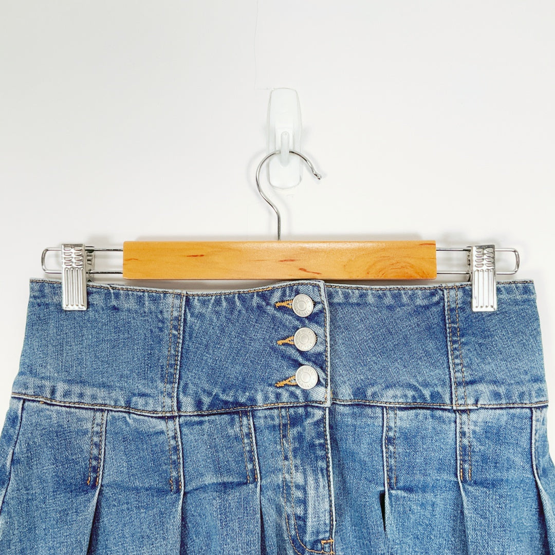 Glassons - Low Rise Denim Mini Skirt