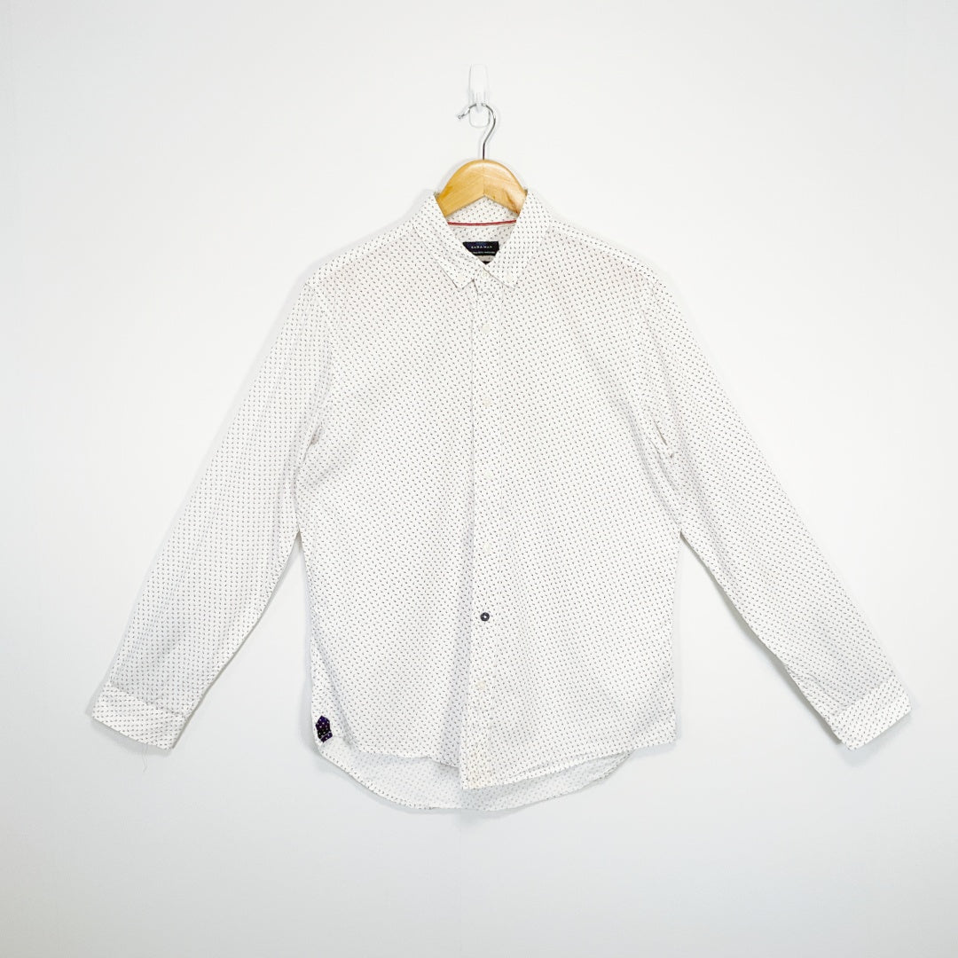 ZARA - Slim Fit Long-Sleeve Shirt