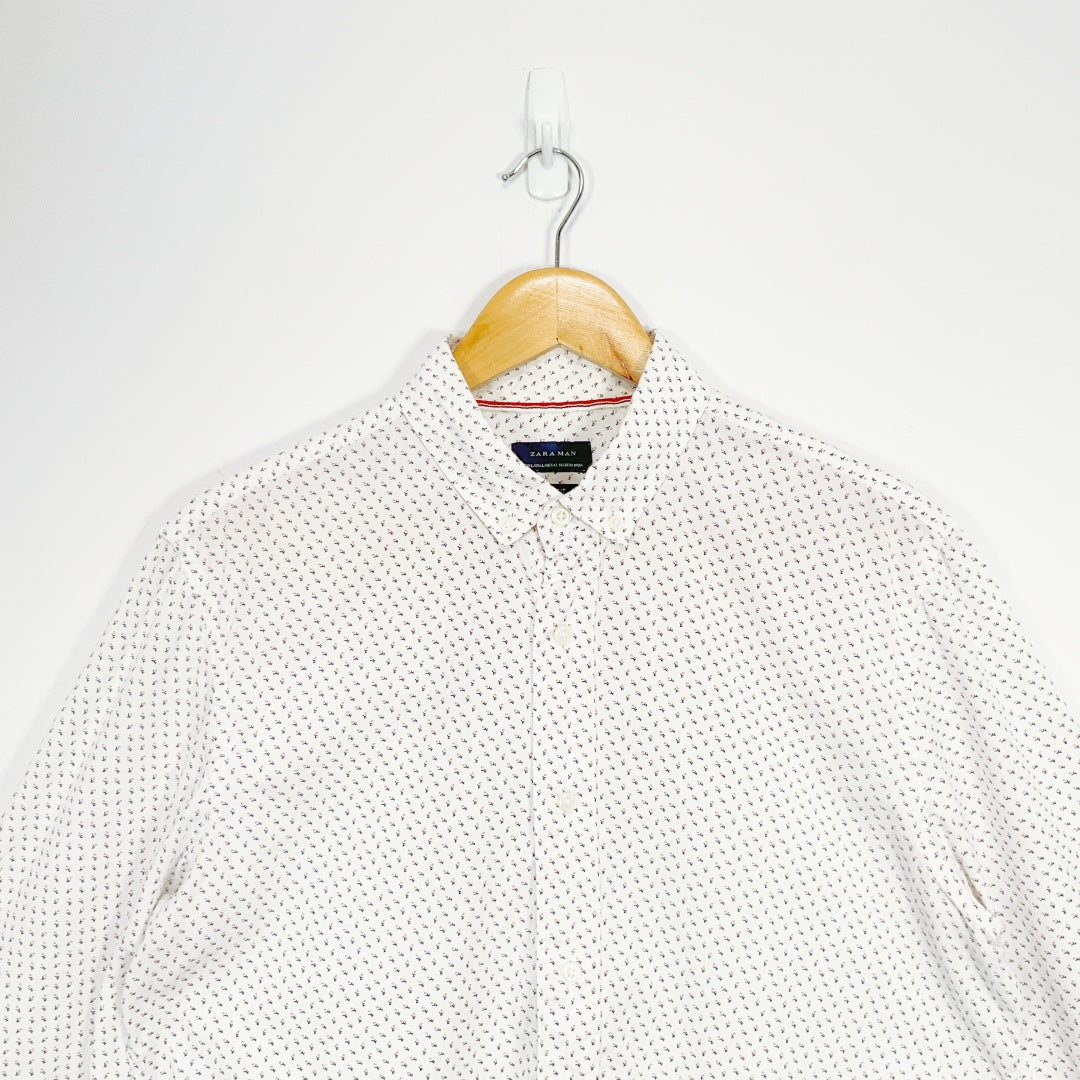 ZARA - Slim Fit Long-Sleeve Shirt