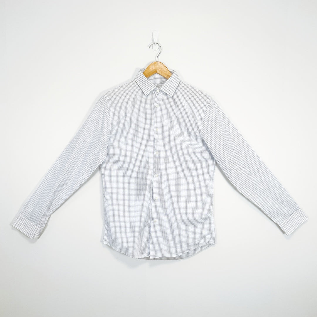 Zara - Slim Fit Light checked 100% Cotton Shirt