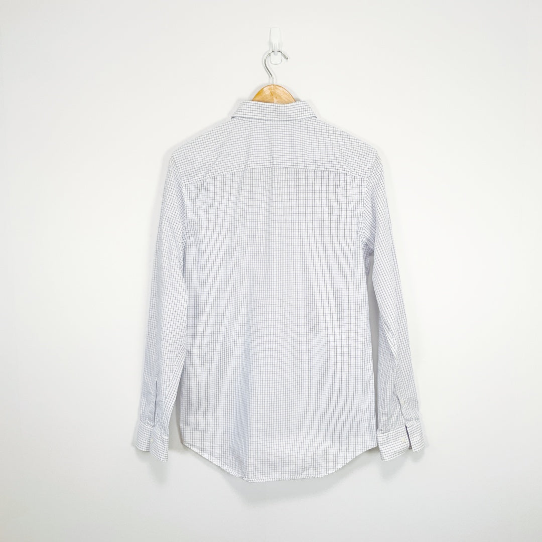 Zara - Slim Fit Light checked 100% Cotton Shirt