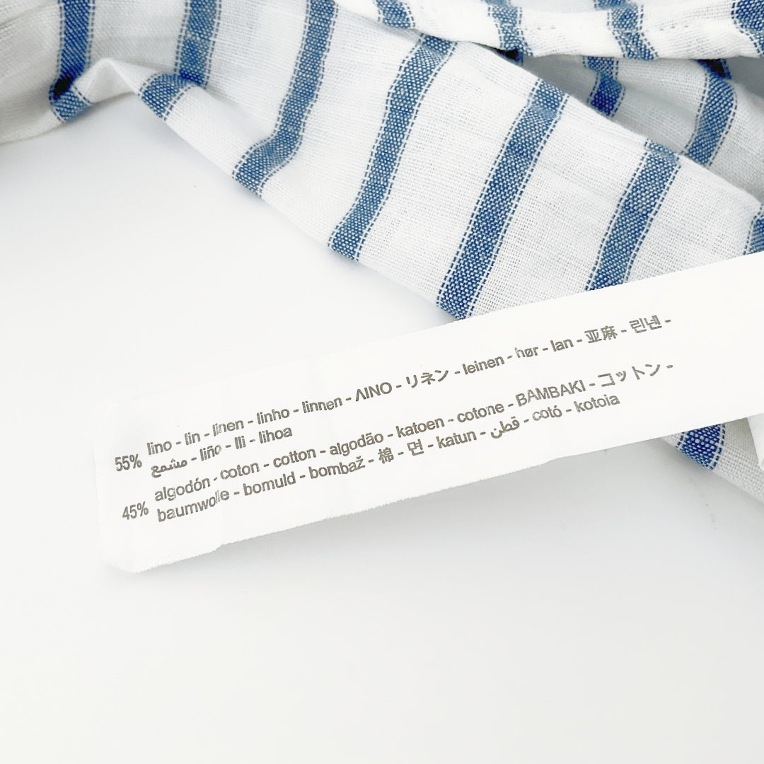 ZARA - Striped Cotton-Linen Shirt