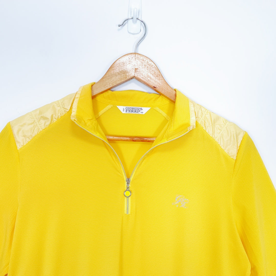 Giorgio Ferri - Yellow Long Sleeve Golfing Polo