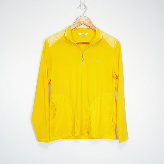 Giorgio Ferri - Yellow Long Sleeve Golfing Polo