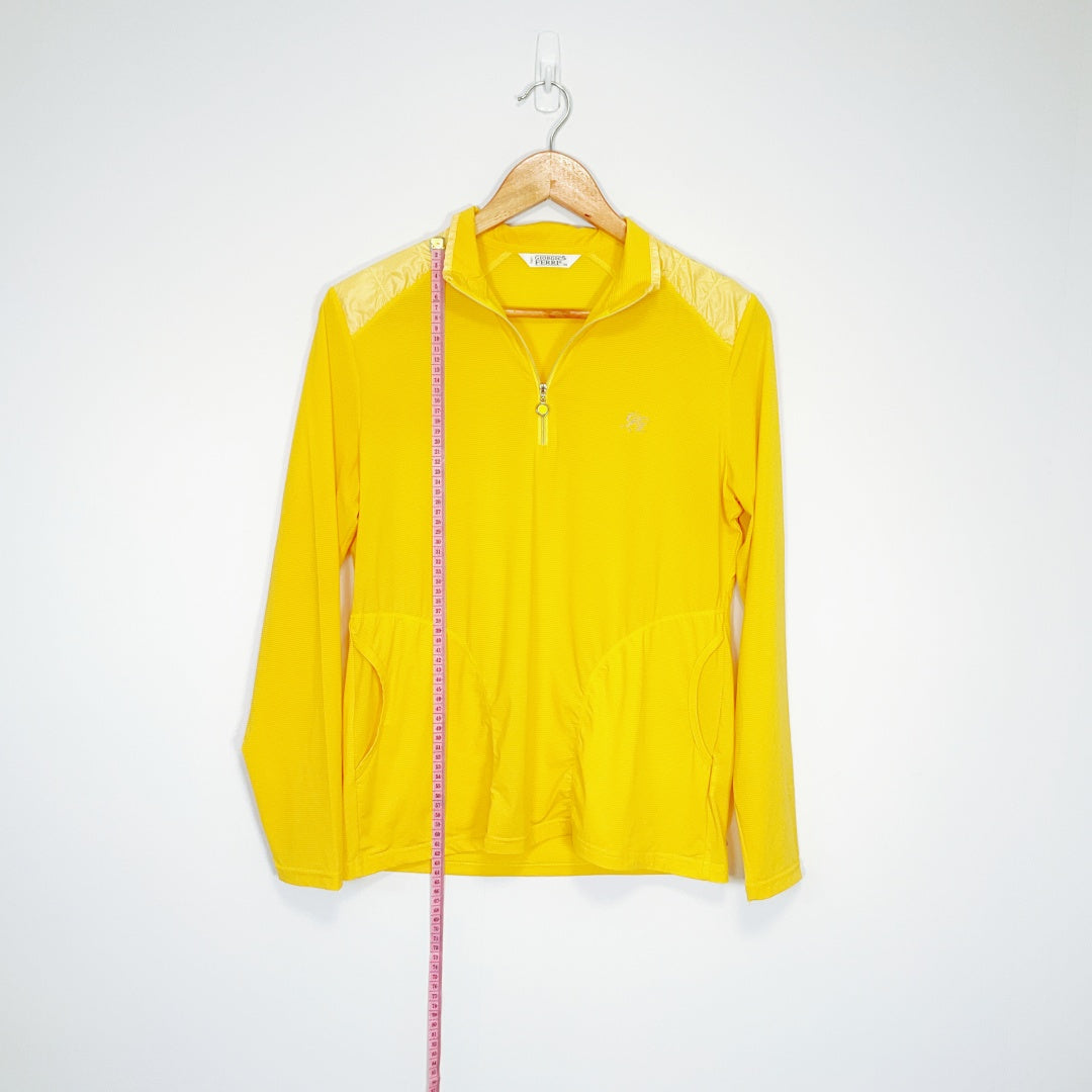 Giorgio Ferri - Yellow Long Sleeve Golfing Polo