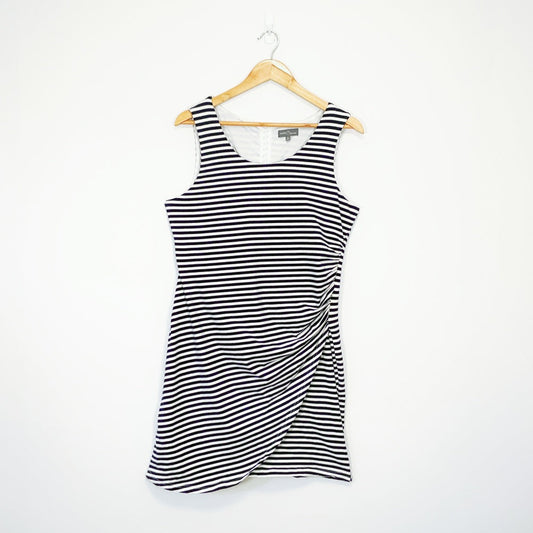 Market & Spruce - Navy & White Stripe Bodycon Dress