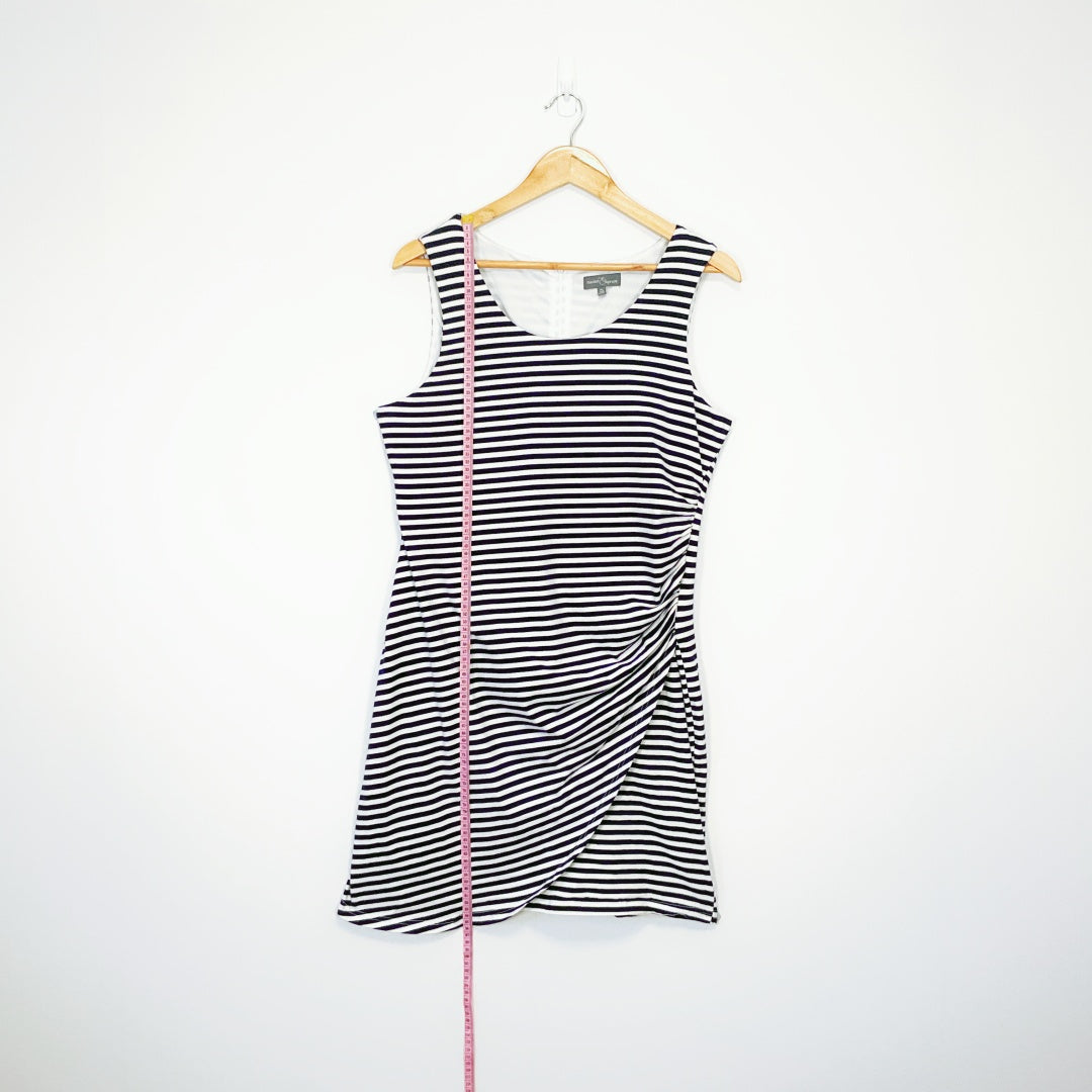 Market & Spruce - Navy & White Stripe Bodycon Dress