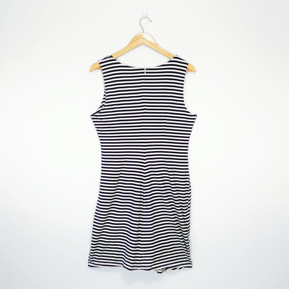 Market & Spruce - Navy & White Stripe Bodycon Dress