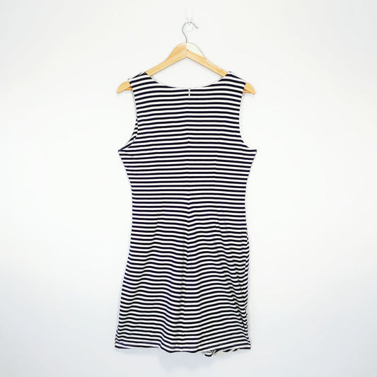 Market & Spruce - Navy & White Stripe Bodycon Dress