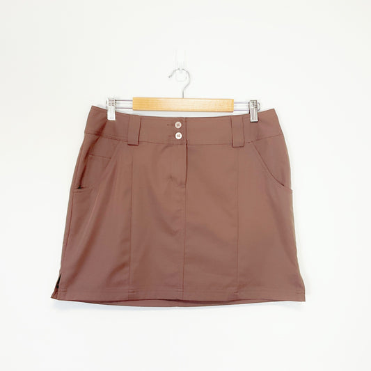 Adidas ClimaCool - Brown Mini Skirt