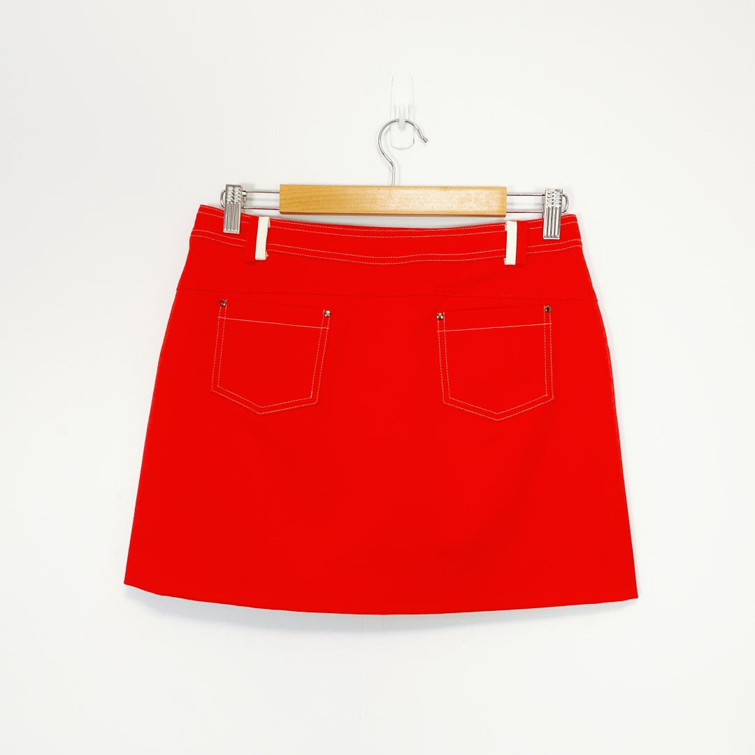 Parmic - Red Mini Skirt