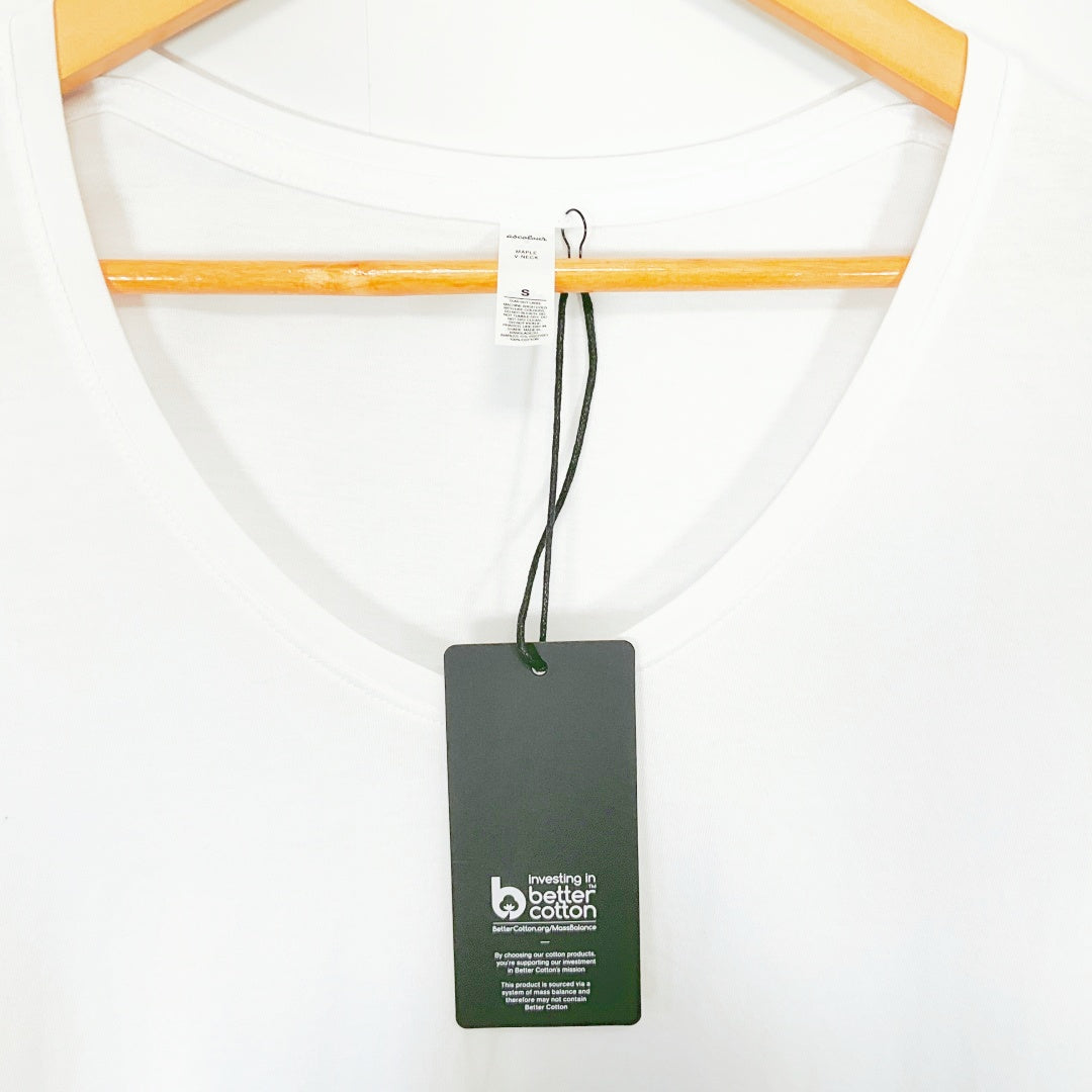 AS Colour Maple V Neck Tee - With Tags