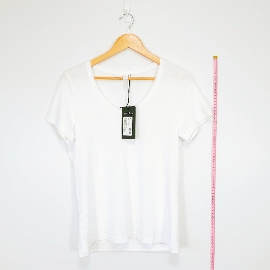 AS Colour Maple V Neck Tee - With Tags