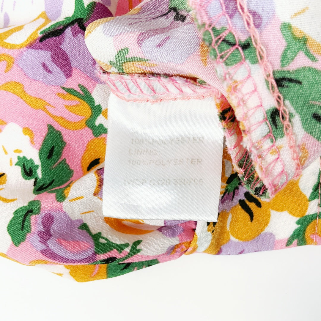 MIRROU - Square Neck Midi Floral Dress