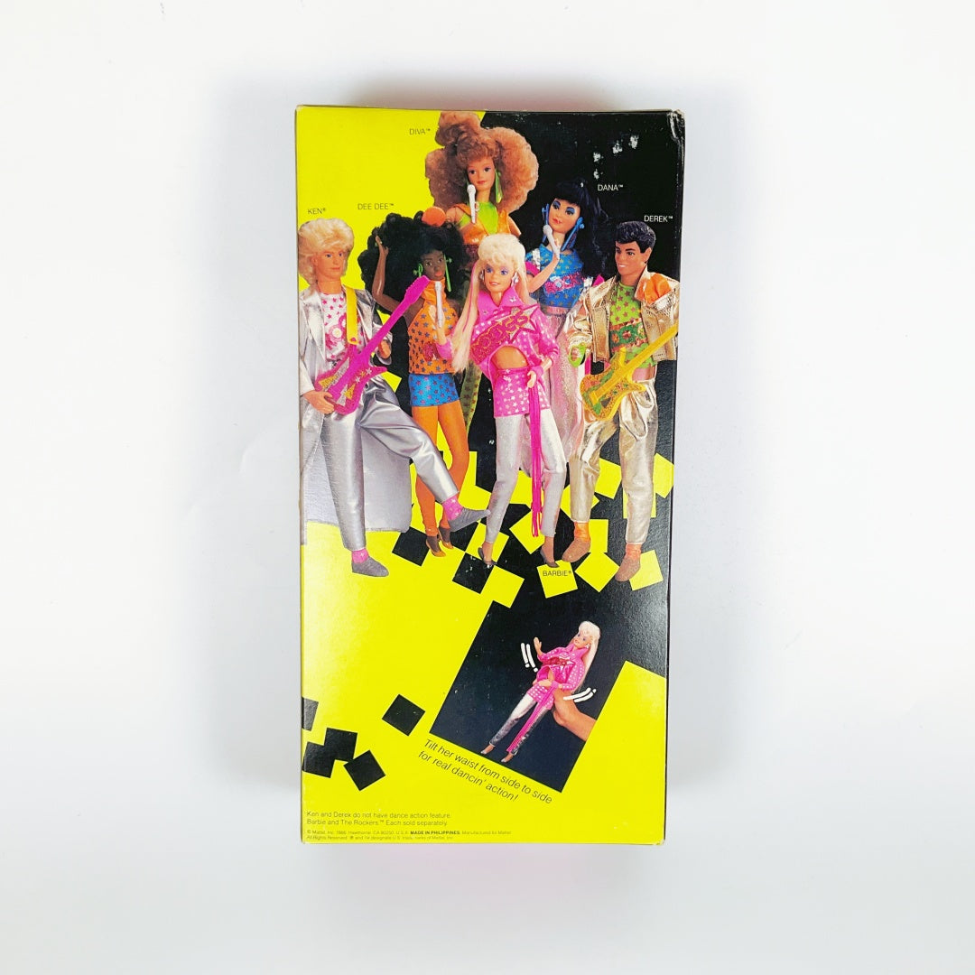Mattel 1986 Barbie and The Rockers – Real Dancing Action Barbie