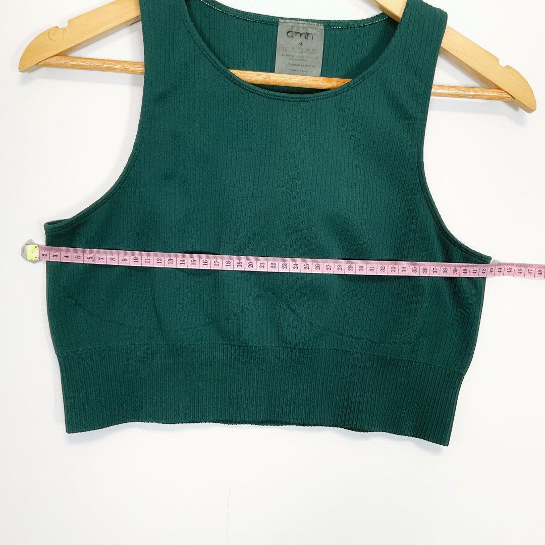 AIM’N Green Cropped Activewear Top